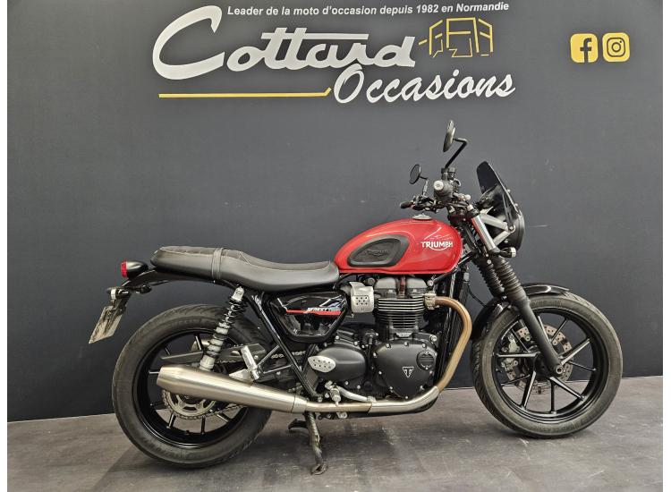 TRIUMPH STREET TWIN  900 BRIDABLE A2 REVISEE ET GARANTIE !